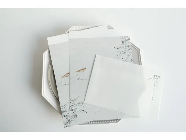 Yohaku Letter Set M-211 - Snow Play