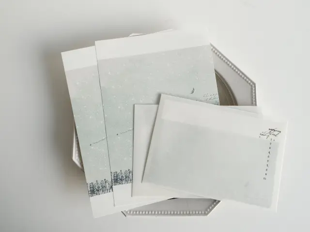 Yohaku Letter Set M-212 - Hoshimeguri (Star Journey)