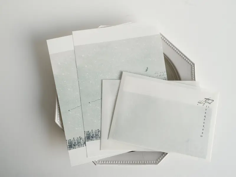 Yohaku Letter Set M-212 - Hoshimeguri (Star Journey)