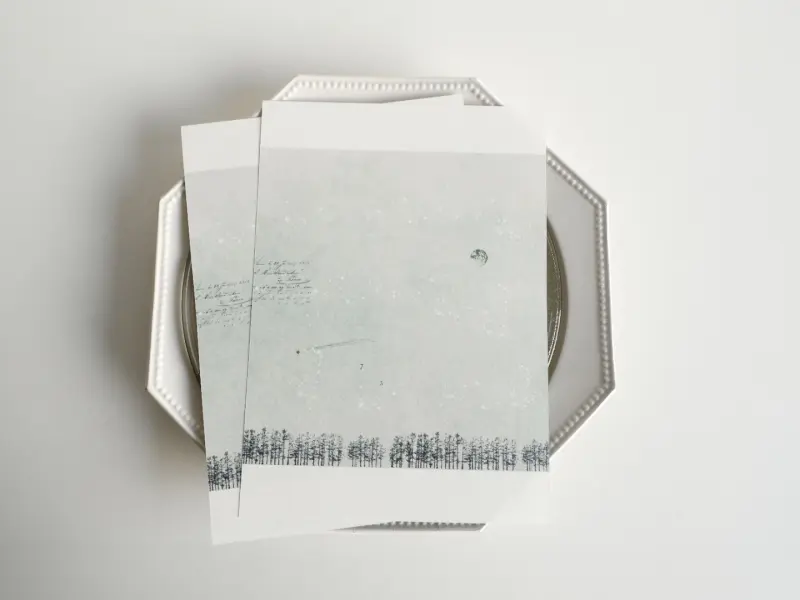 Yohaku Letter Set M-212 - Hoshimeguri (Star Journey)