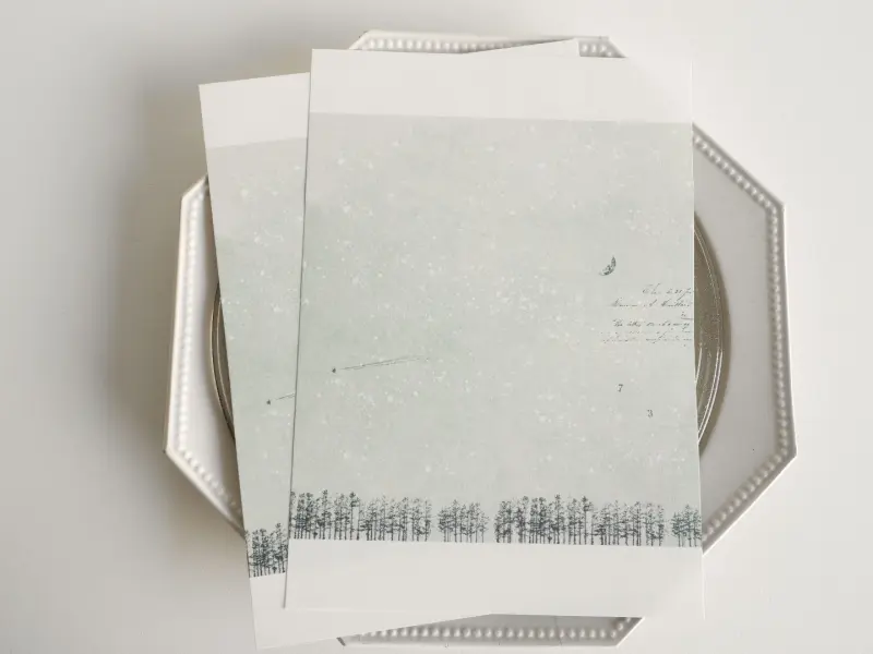 Yohaku Letter Set M-212 - Hoshimeguri (Star Journey)