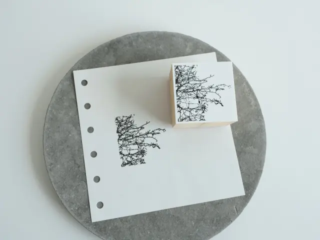 Yohaku Rubber Stamp S-124 - Fuyu no Asa