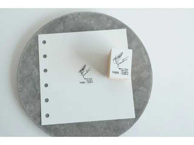 Yohaku Rubber Stamp S-126 - Shinsetsu