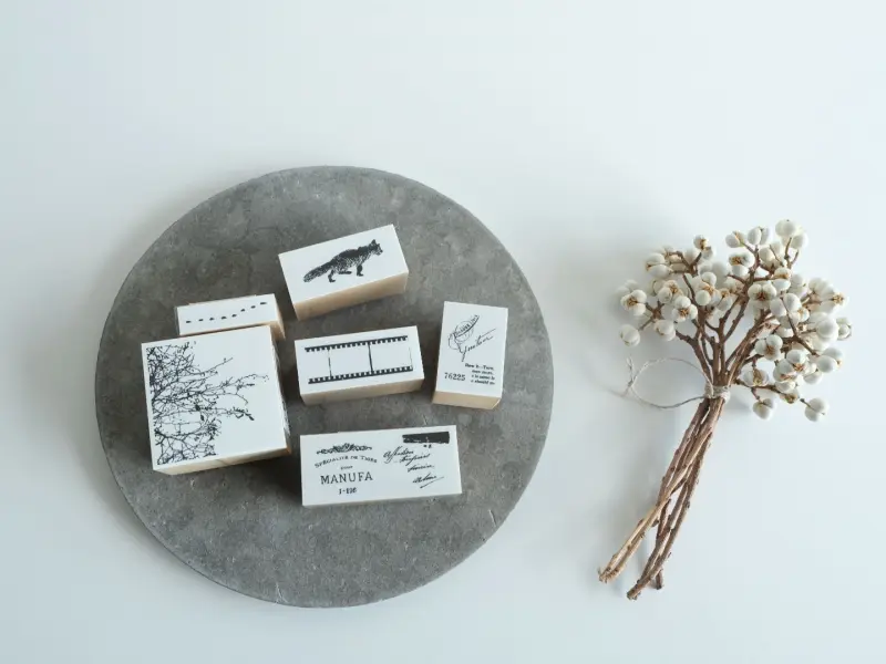 Yohaku Rubber Stamp S-128 - Scene