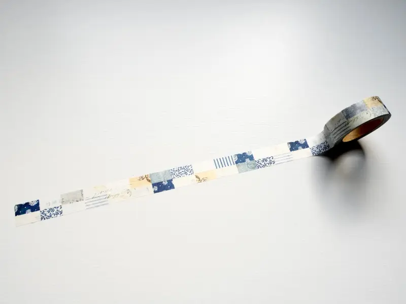 Yohaku Washi Tape CHECK&STRIPE Winter Gift YC026 - Mosaic