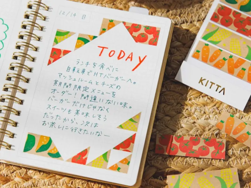 KITTA Washi Stickers Special KITPP011 - Vegetables