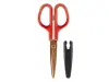 PLUS Fitcut Curve Scissors Premium Titanium-Coated Retro Colour - Red