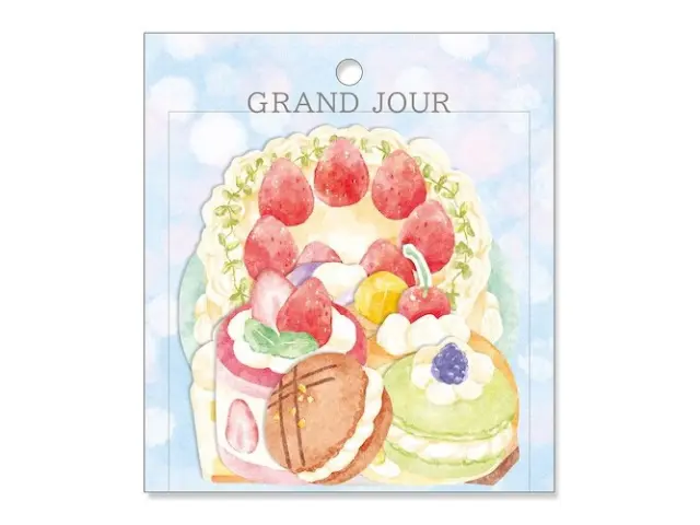 Mindwave Grand Jour Large Die-Cut Sticker Flakes - Cake