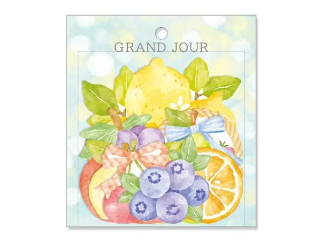 Mindwave Grand Jour Large Die-Cut Sticker Flakes - Fruit