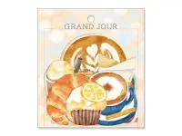Mindwave Grand Jour Large Die-Cut Sticker Flakes - Coffee