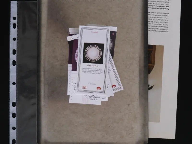 Pre-Order Kurukynki Memo Pad - Lantern Plate