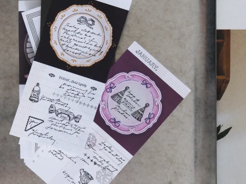 Pre-Order Kurukynki Memo Pad - Lantern Plate