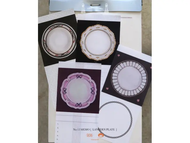 Kurukynki Memo Pad - Lantern Plate