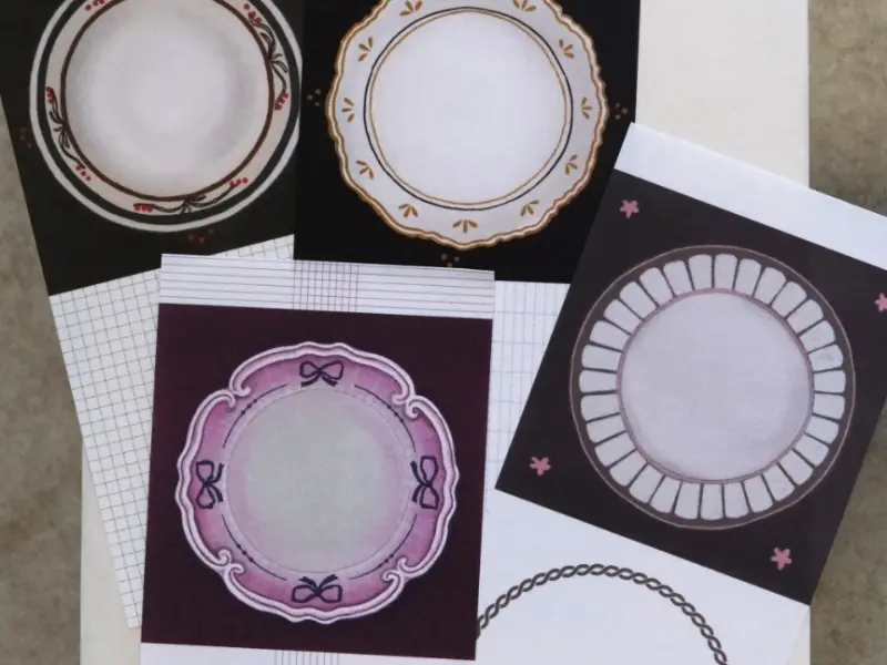 Pre-Order Kurukynki Memo Pad - Lantern Plate