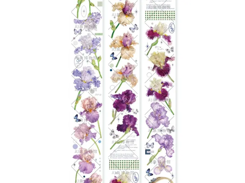 MOI Studio Washi Tape Sample - Iris