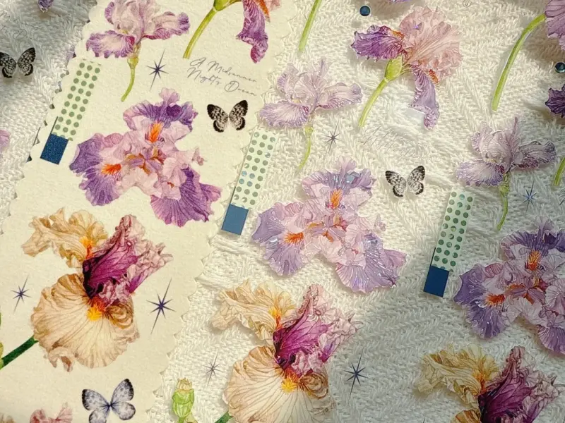MOI Studio Washi Tape Sample - Iris