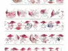 MOI Studio Washi Tape Sample - Miss Mushroom 1