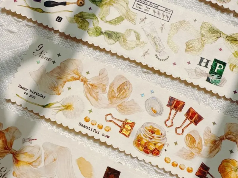 MOI Studio Washi Tape Sample - Bow