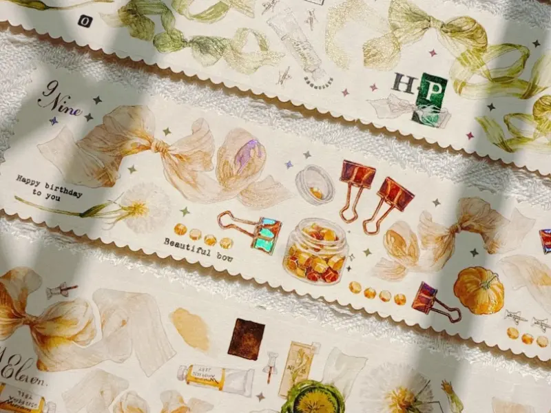 MOI Studio Washi Tape Sample - Bow