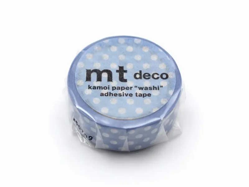 mt Washi Tape Dot - Light Blue Purple
