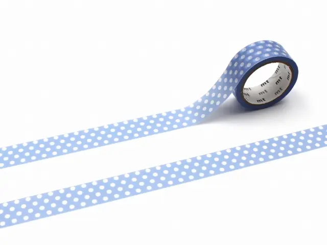 mt Washi Tape Dot - Light Blue Purple