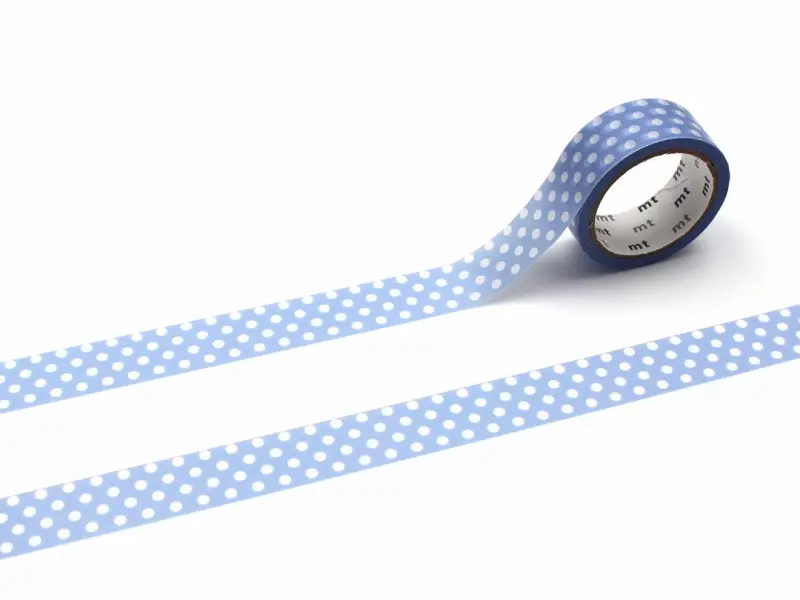mt Washi Tape Dot - Light Blue Purple
