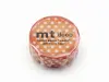 mt Washi Tape Dot - Deep Orange