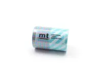 mt Wide Washi Tape Set - Blue Plaid