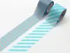 mt Wide Washi Tape Set - Blue Plaid