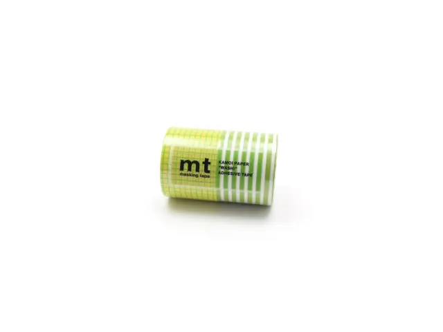 mt Wide Washi Tape Set - Yellow Green