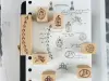 Pre-Order Kurukynki Wooden Rubber Stamp Loop And Lantern - Pocket Relics