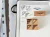 Pre-Order Kurukynki Wooden Rubber Stamp Set Loop And Lantern - Where Pages Turn