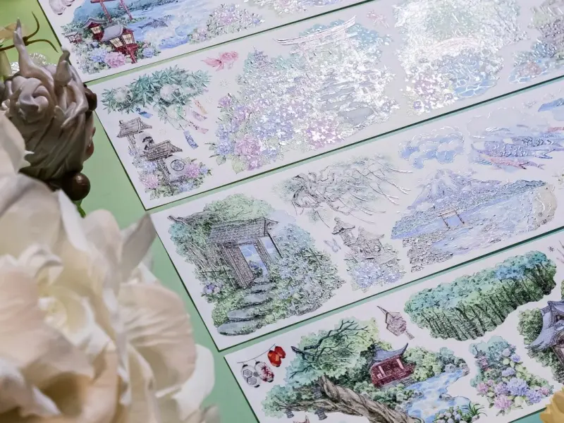 Shine Studio Washi Tape Sample - Prayer of the Sea Forest