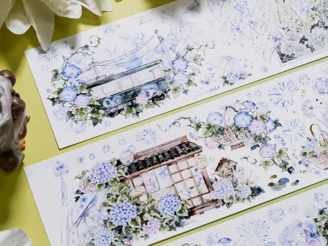 Shine Studio Washi Tape Sample - Poems of Summer Scenes