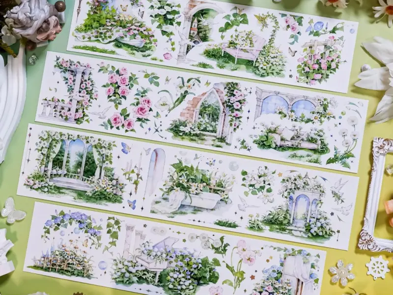 Shine Studio Washi Tape Sample - Dream Garden Arcade