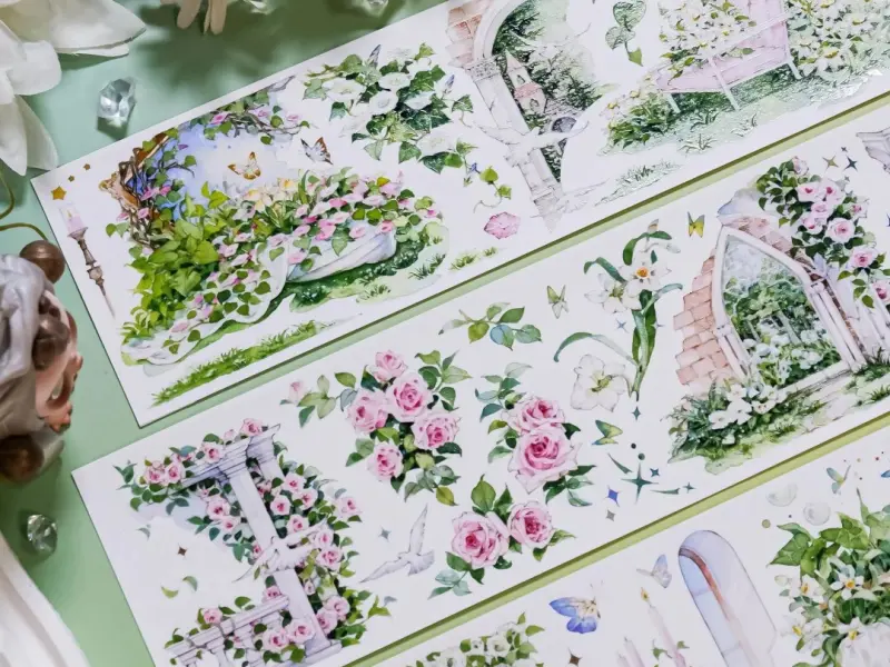 Shine Studio Washi Tape Sample - Dream Garden Arcade