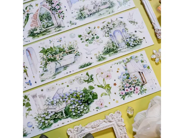 Shine Studio Washi Tape Sample - Dream Garden Arcade