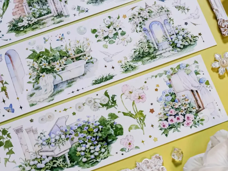 Shine Studio Washi Tape Sample - Dream Garden Arcade