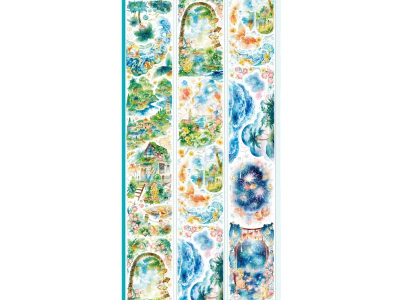 Shine Studio Washi Tape Sample - Iridescent Summer