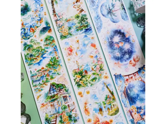 Shine Studio Washi Tape Sample - Iridescent Summer