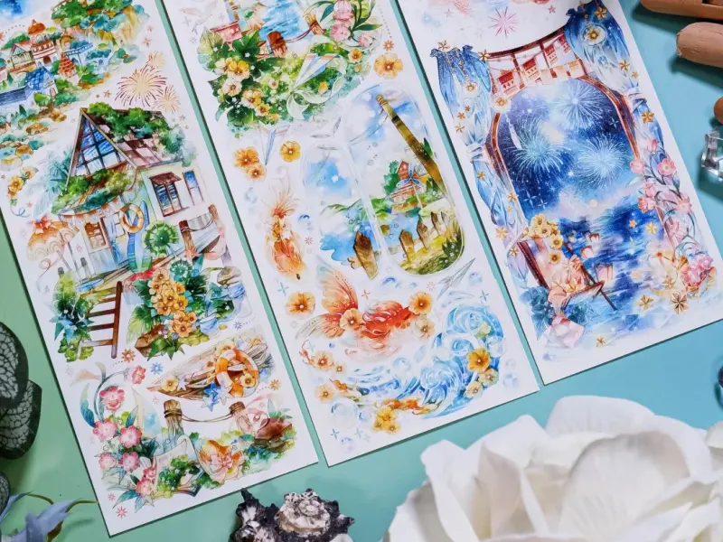 Shine Studio Washi Tape Sample - Iridescent Summer