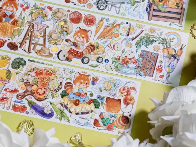 Shine Studio PET Tape Sample - Red Panda