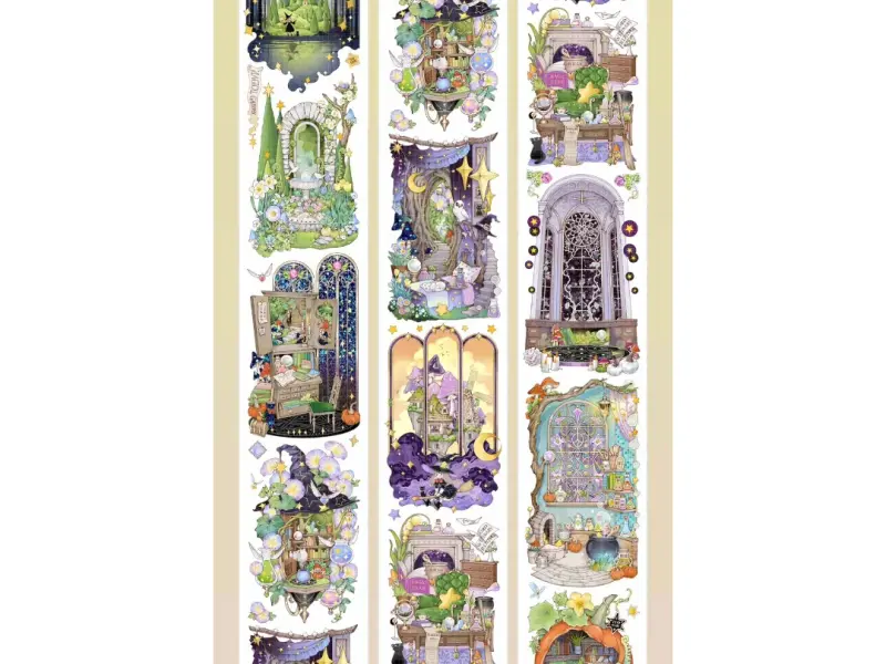 Shine Studio Washi Tape Sample - The Stardust Magic House