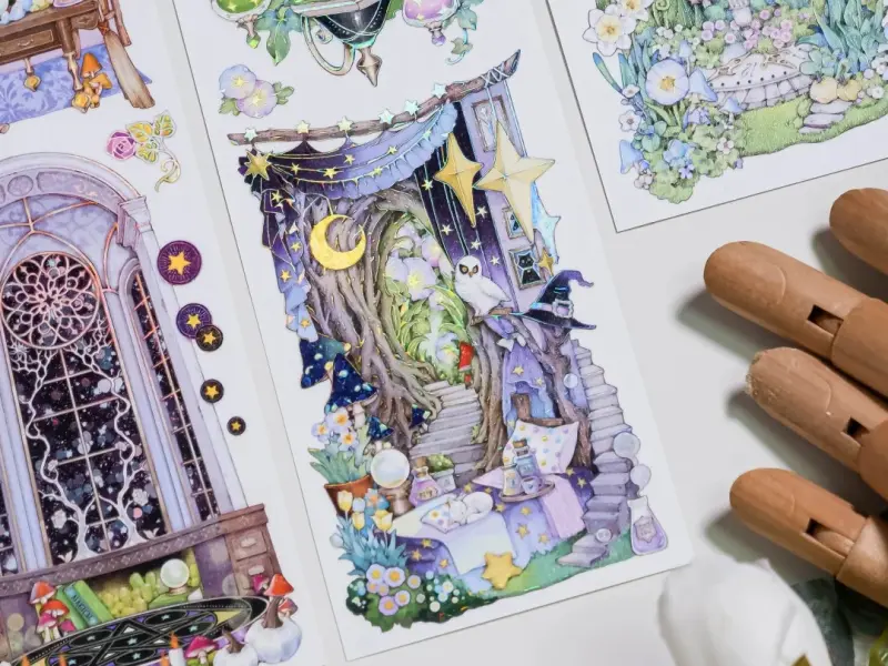 Shine Studio Washi Tape Sample - The Stardust Magic House