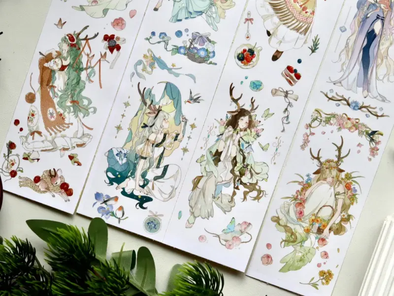 Shine Studio Washi Tape Sample - Deer In The Deep Forest