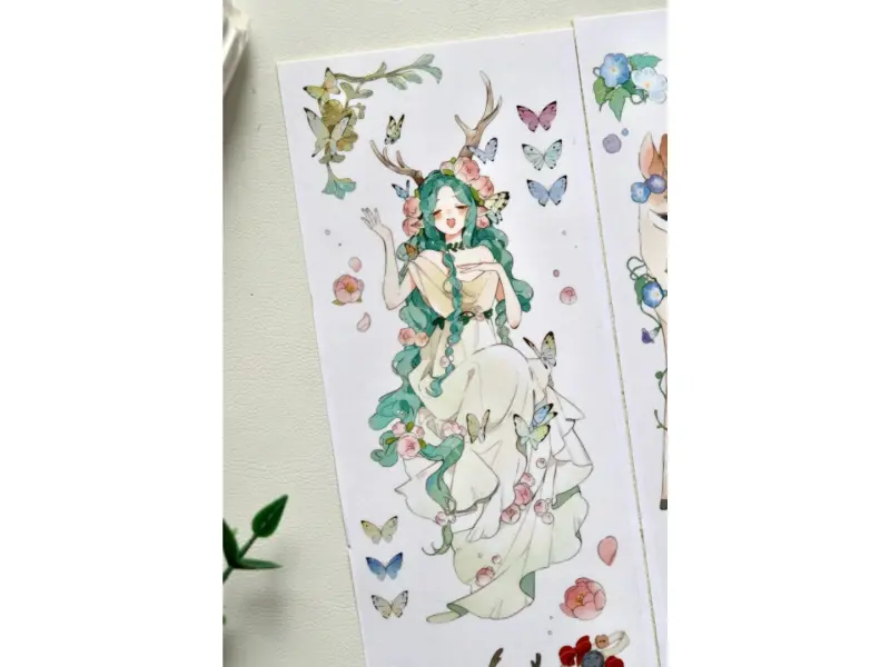 Shine Studio Washi Tape Sample - Deer In The Deep Forest