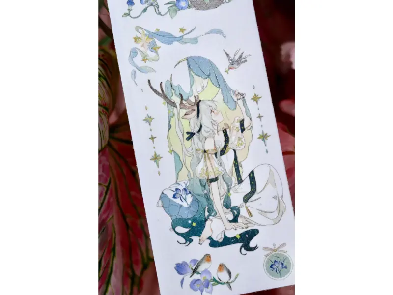 Shine Studio Washi Tape Sample - Deer In The Deep Forest