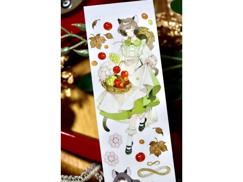 Shine Studio Washi Tape Sample - Light Cat Steps