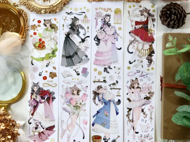 Shine Studio Washi Tape Sample - Light Cat Steps