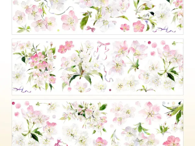 StudioVI Washi Tape Sample - Cherry Blossoms in Full Bloom